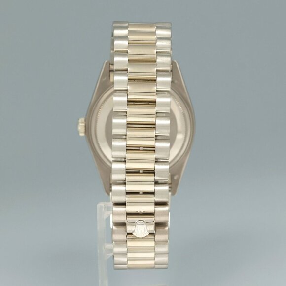 Rolex President Silver Day Date 36mm Watch with Box - Picture 5 of 7